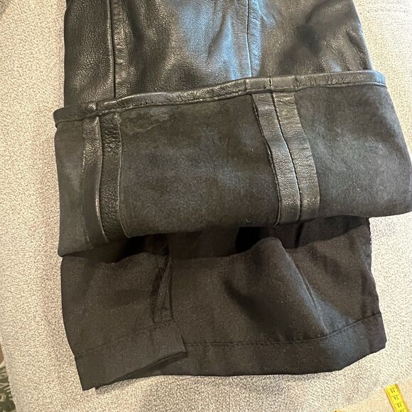Cache leather pants womens size 6 vintage high waist - Picture 7 of 11